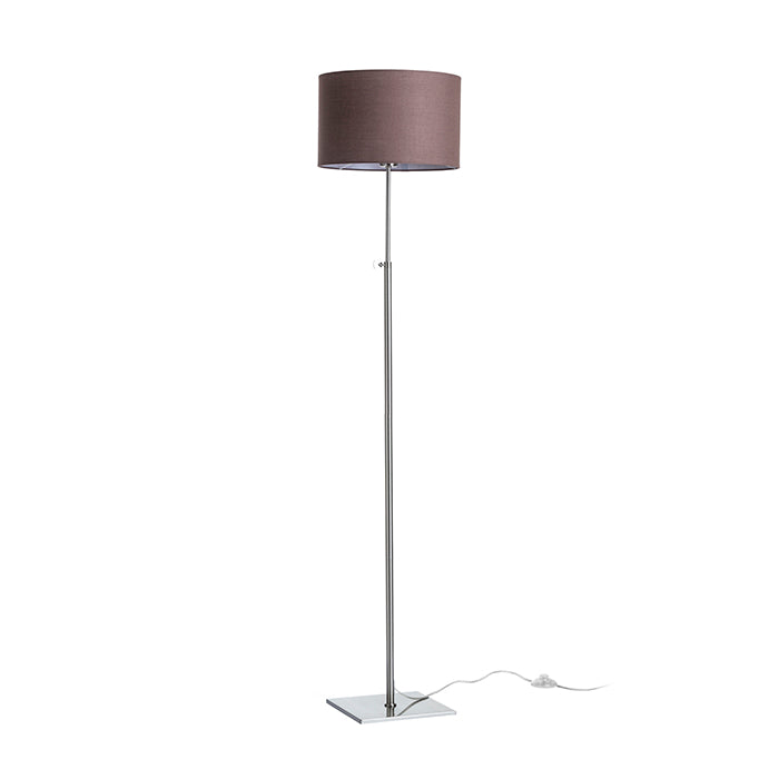 EDIKA stojanová hnědá matný nikl 230V LED E27 15W