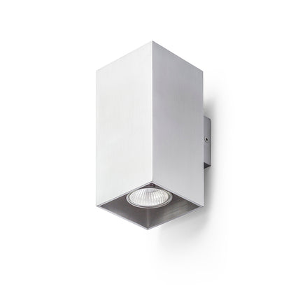 AGATE II nástěnná česaný hliník 230V LED GU10 2x7W