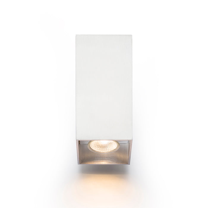 AGATE II nástěnná česaný hliník 230V LED GU10 2x7W