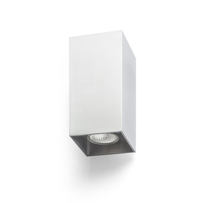 AGATE II nástěnná česaný hliník 230V LED GU10 2x7W