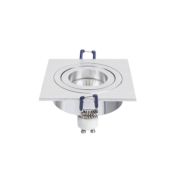 PASADENA GU10 SQ I zápustná česaný hliník 230V LED GU10 7W