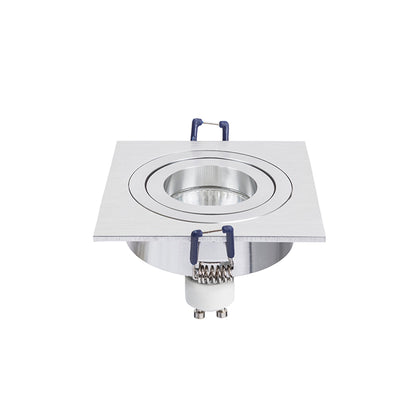 PASADENA GU10 SQ I zápustná česaný hliník 230V LED GU10 7W
