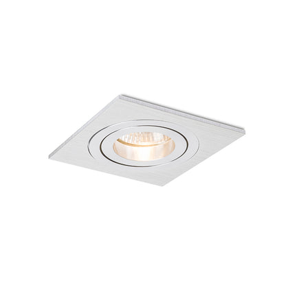 PASADENA GU10 SQ I zápustná česaný hliník 230V LED GU10 7W