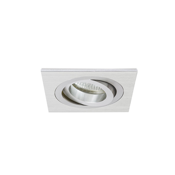 PASADENA GU10 SQ I zápustná česaný hliník 230V LED GU10 7W