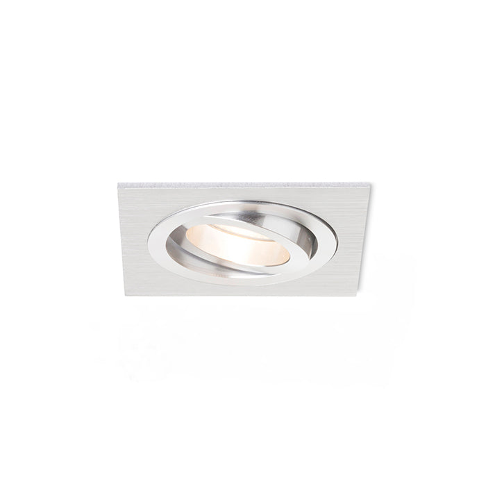 PASADENA GU10 SQ I zápustná česaný hliník 230V LED GU10 7W