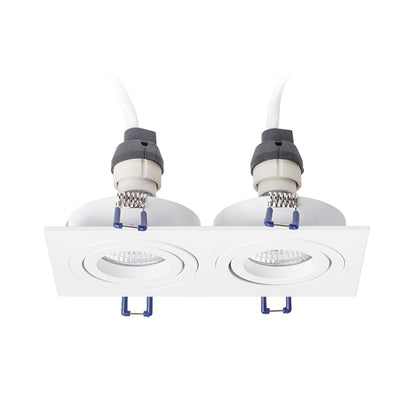 PASADENA GU10 SQ II zápustná bílá 230V LED GU10 2x7W