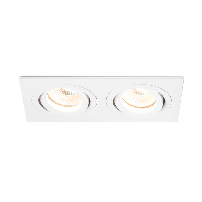 PASADENA GU10 SQ II zápustná bílá 230V LED GU10 2x7W