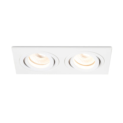 PASADENA GU10 SQ II zápustná bílá 230V LED GU10 2x7W