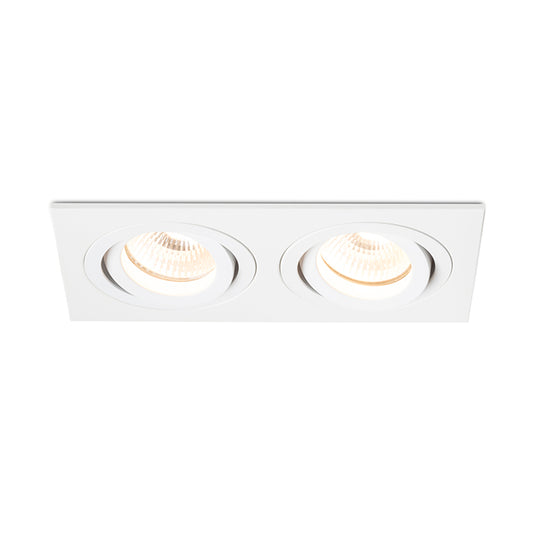 PASADENA GU10 SQ II zápustná bílá 230V LED GU10 2x7W