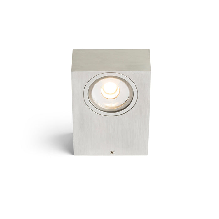 KORSO II nástěnná česaný hliník 230V LED 2x3W 120° IP54 3000K