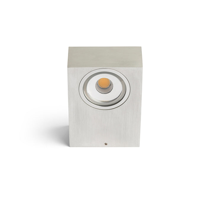 KORSO II nástěnná česaný hliník 230V LED 2x3W 120° IP54 3000K