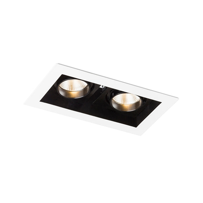 BONDY II zápustná bílá 230V LED 2x7W 24° 3000K