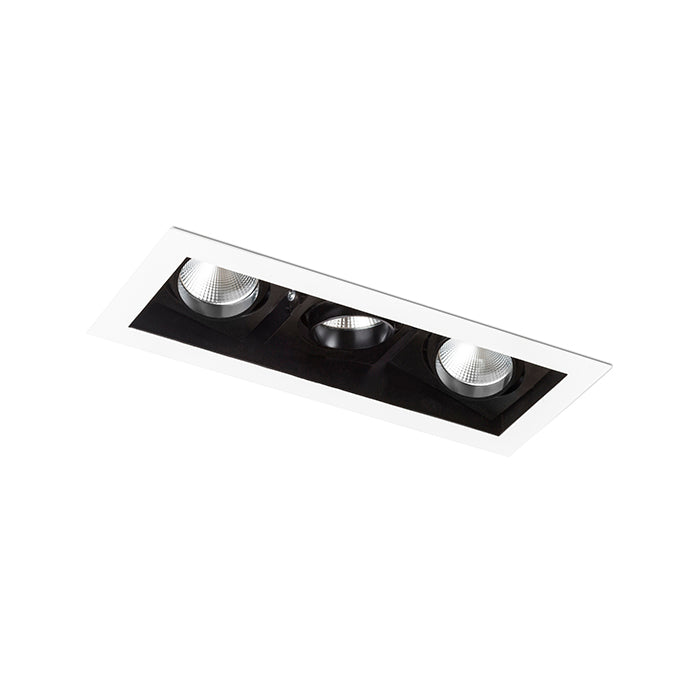 BONDY III zápustná bílá 230V LED 3x7W 24° 3000K