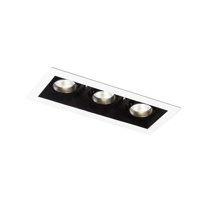 BONDY III zápustná bílá 230V LED 3x7W 24° 3000K