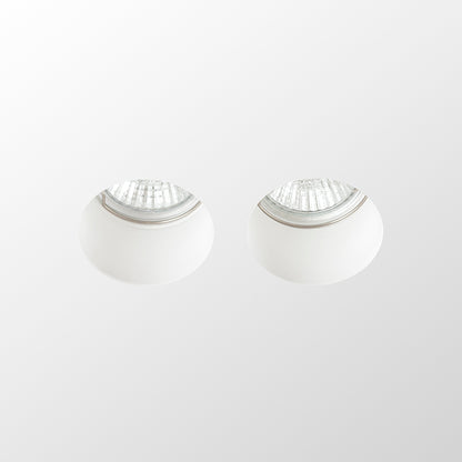 QUO R II zápustná sádrová 230V LED GU10 2x8W