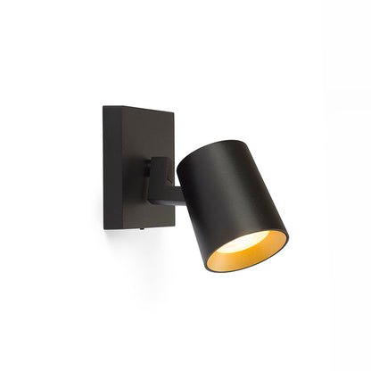 KENNY I přisazená černá/zlatá 230V LED GU10 8W