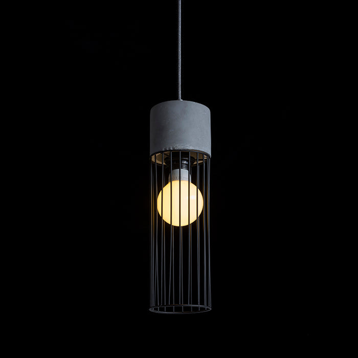 BURTON závěsná beton 230V LED E27 11W