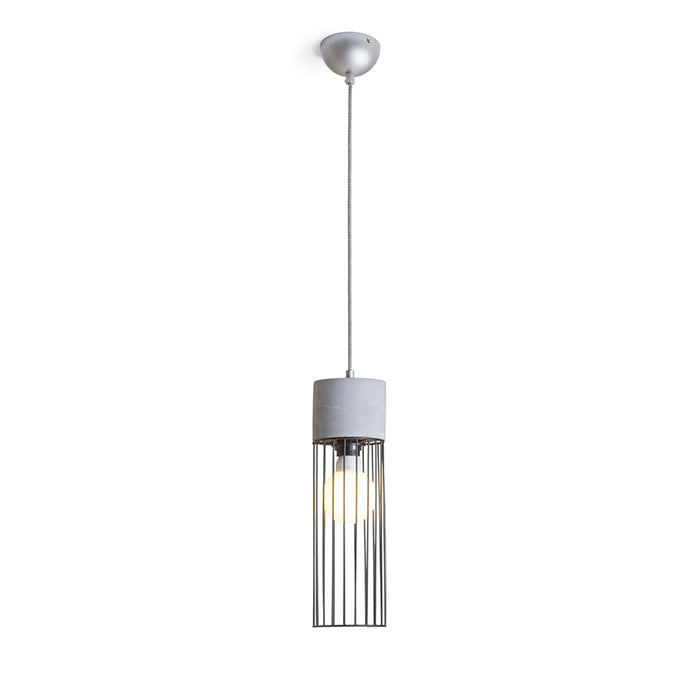 BURTON závěsná beton 230V LED E27 11W