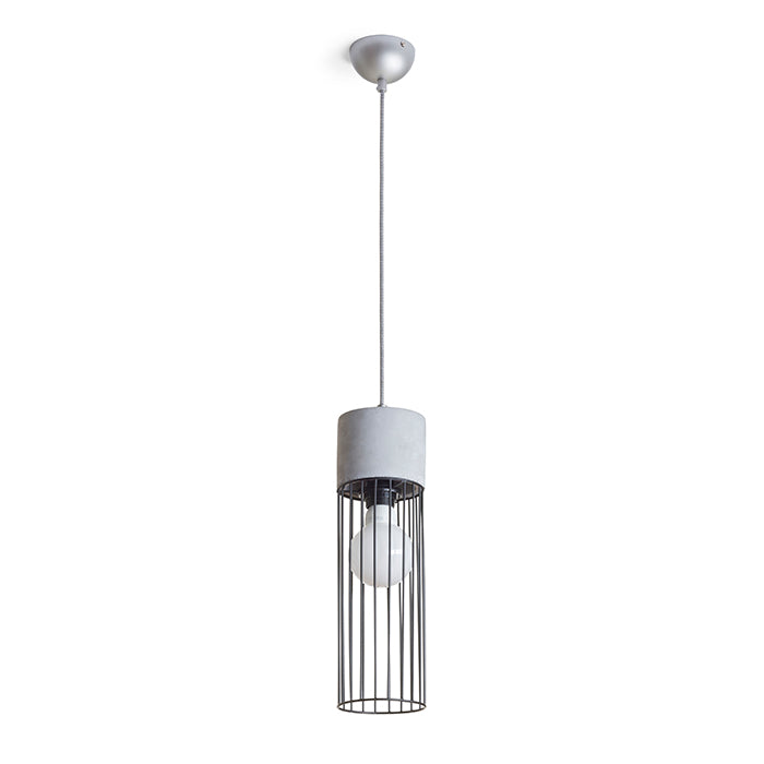BURTON závěsná beton 230V LED E27 11W