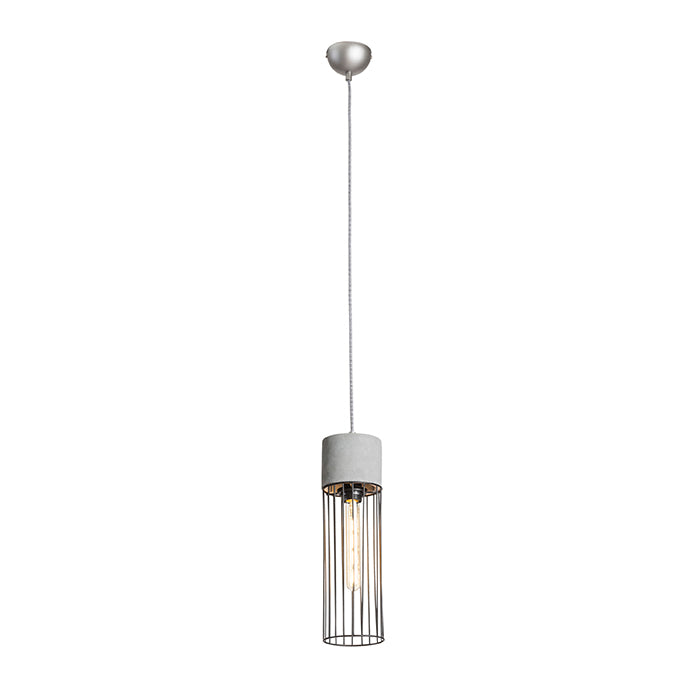 BURTON závěsná beton 230V LED E27 11W