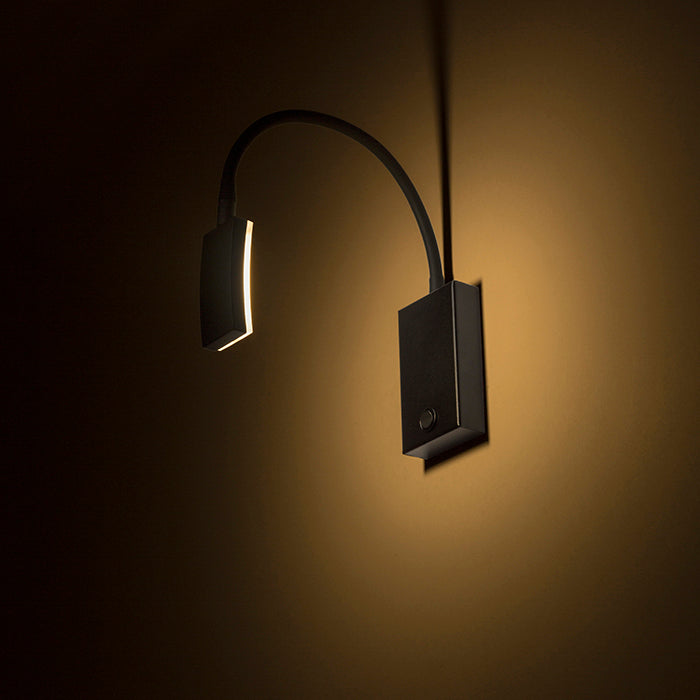FRISCO W nástěnná černá 230V LED 4.2W 120° 3000K