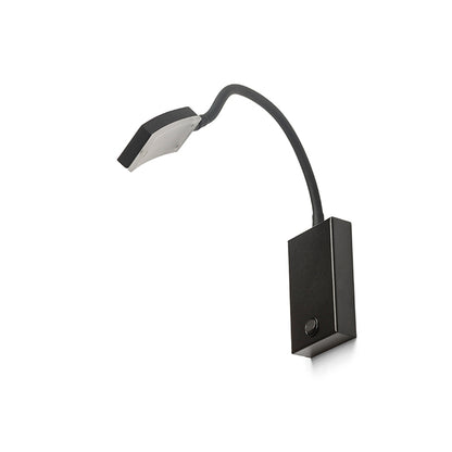 FRISCO W nástěnná černá 230V LED 4.2W 120° 3000K
