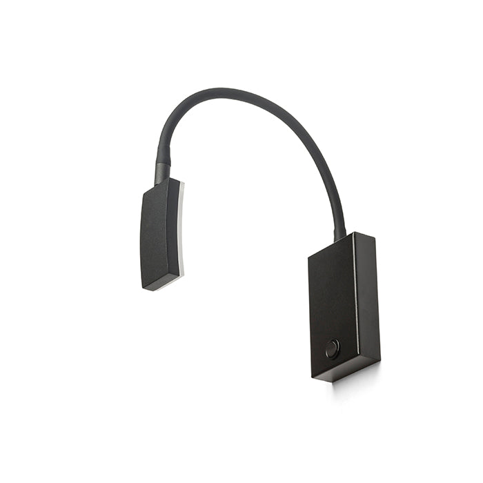 FRISCO W nástěnná černá 230V LED 4.2W 120° 3000K