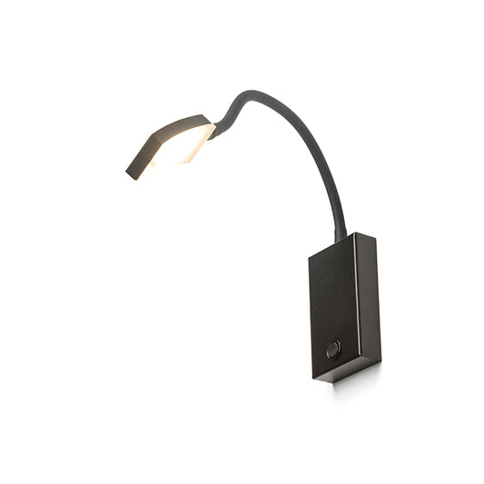 FRISCO W nástěnná černá 230V LED 4.2W 120° 3000K