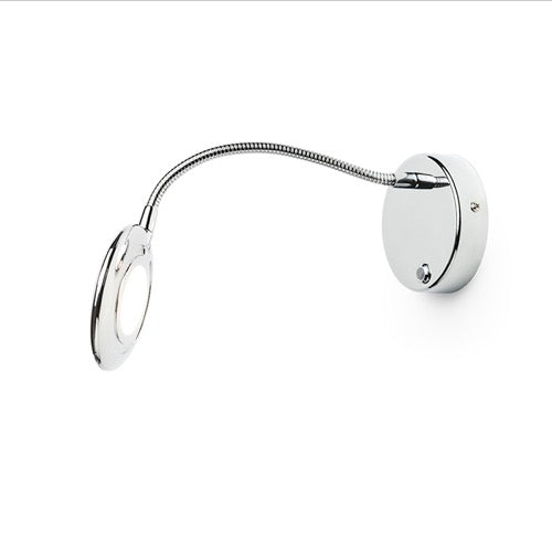 FLAP nástěnná chrom 230V LED 4.2W 120° 3000K