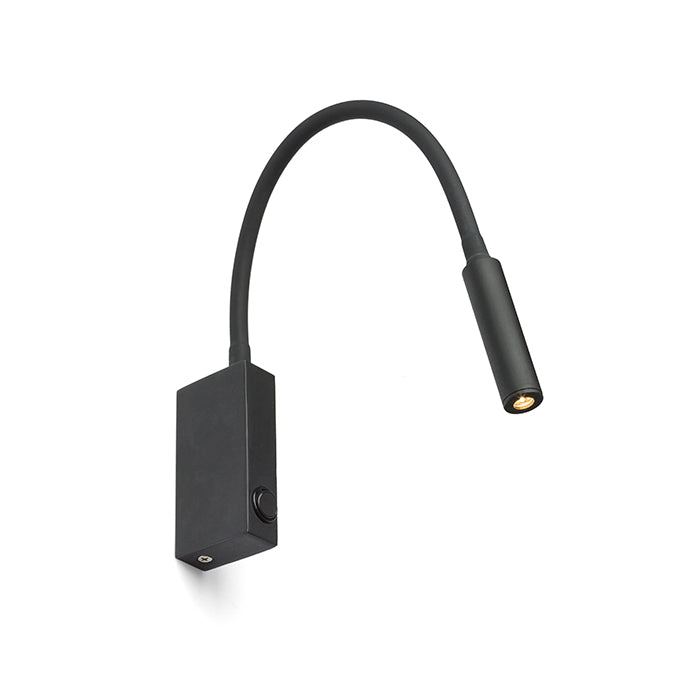 EKE nástěnná černá 230V LED 3W 60° 3000K