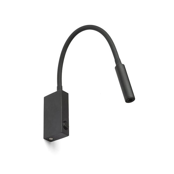 EKE nástěnná černá 230V LED 3W 60° 3000K
