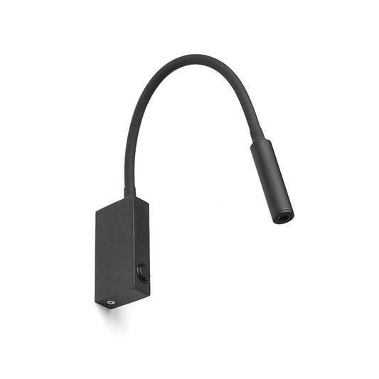 EKE nástěnná černá 230V LED 3W 60° 3000K
