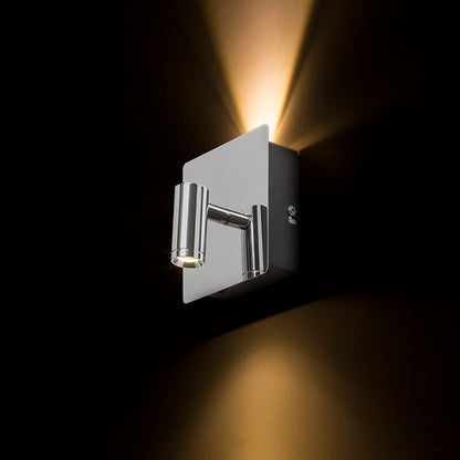 TIARA nástěnná chrom 230V LED 2x3W 25° 3000K