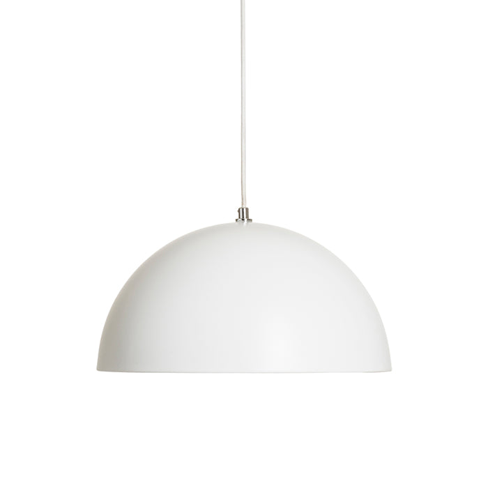 CARISSIMA 40 závěsná matná bílá/stříbrnošedá 230V LED E27 15W