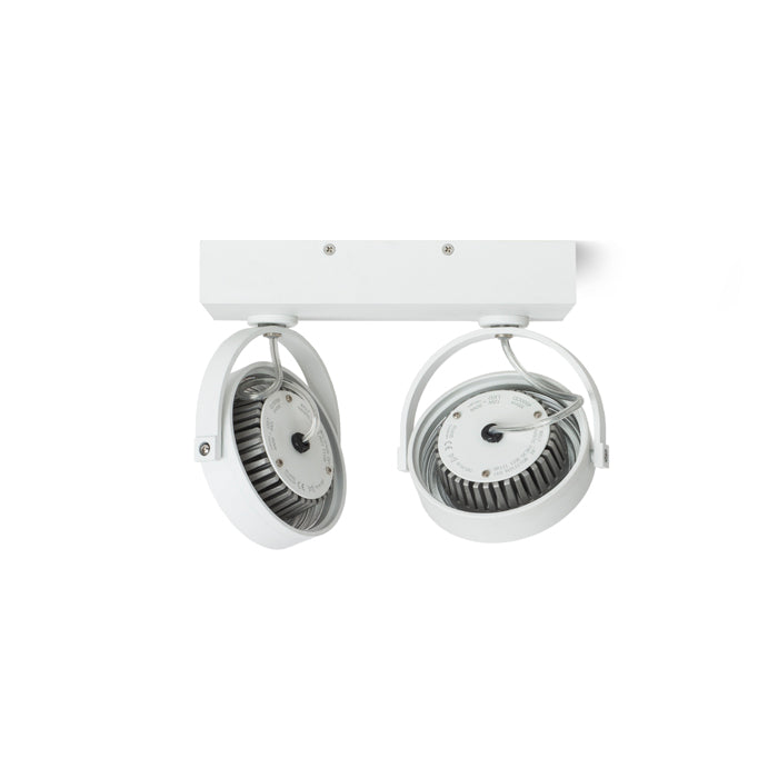 KELLY LED II DIMM nástěnná bílá 230V LED 2x12W 24° 3000K