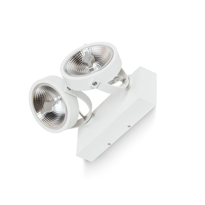 KELLY LED II DIMM nástěnná bílá 230V LED 2x12W 24° 3000K