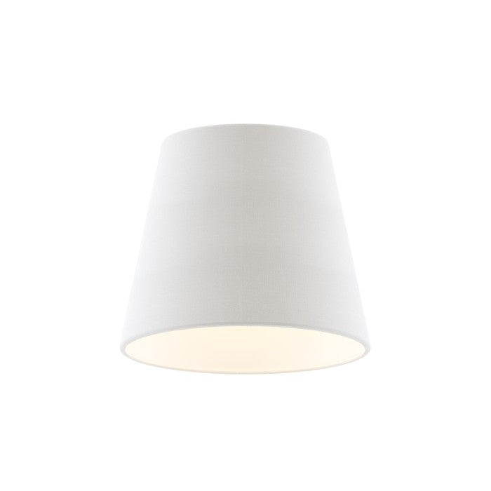 NIZZA 18/15 stínidlo Polycotton bílá/bílé PVC max. 28W