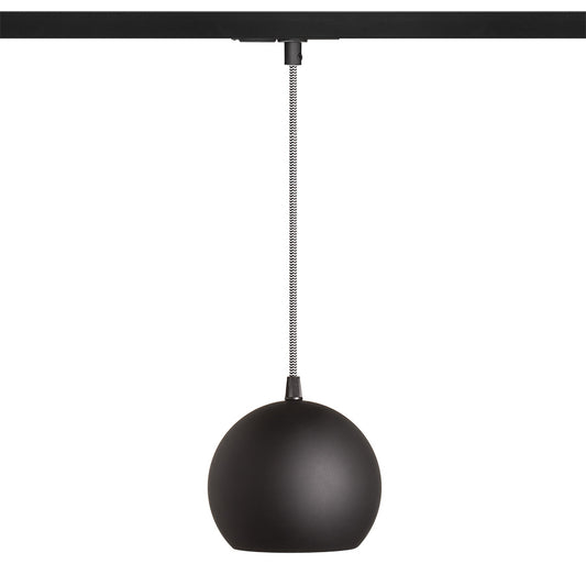 COPA pro jednookr. lištu černá sklo 230V LED E27 11W