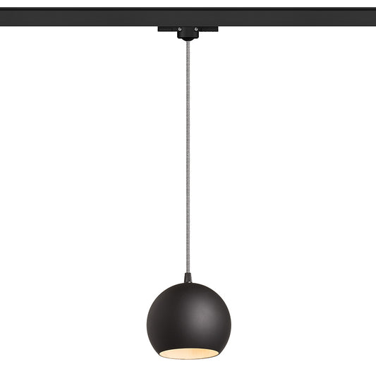 COPA pro tříokr. lištu černá sklo 230V LED E27 11W