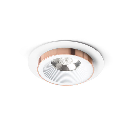 SHARM R I zápustná bílá měď 230V LED 10W 24° 3000K