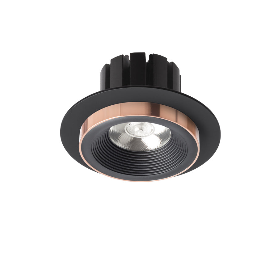 SHARM R I zápustná černá/černá měď 230V LED 10W 24° 3000K