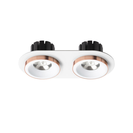 SHARM R II zápustná bílá měď 230V LED 2x10W 24° 3000K