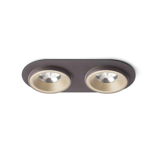 SHARM R II zápustná perleťová zlatá/hnědá 230V LED 2x10W 24° 3000K