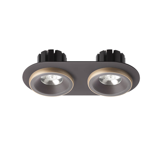SHARM R II zápustná hnědá/perleťová zlatá 230V LED 2x10W 24° 3000K