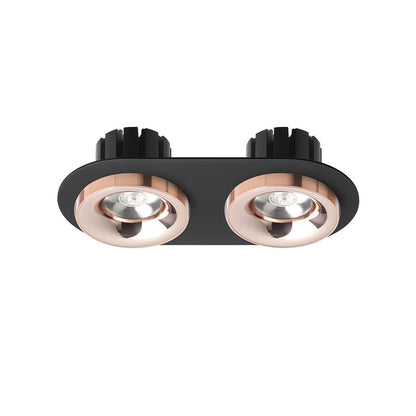 SHARM R II zápustná černá měď/měď 230V LED 2x10W 24° 3000K
