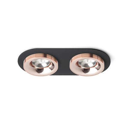 SHARM R II zápustná černá měď/měď 230V LED 2x10W 24° 3000K