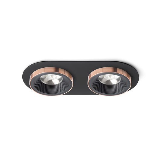 SHARM R II zápustná černá/černá měď 230V LED 2x10W 24° 3000K