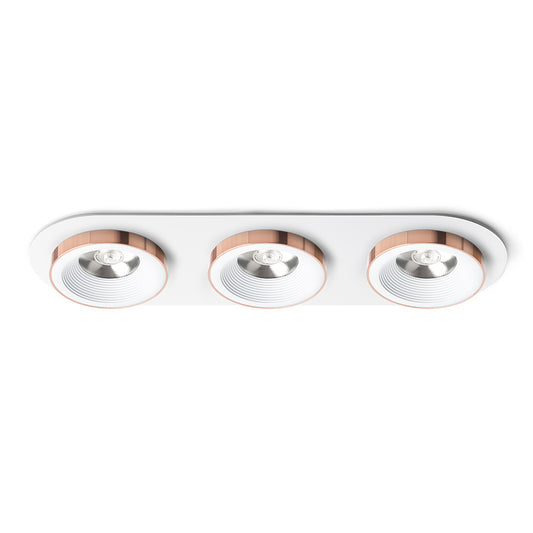 SHARM R III zápustná bílá měď 230V LED 3x10W 24° 3000K
