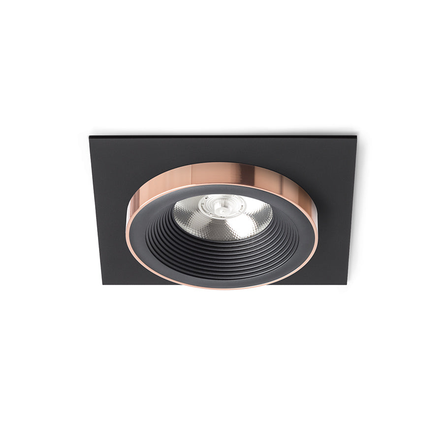 SHARM SQ I zápustná černá/černá měď 230V LED 10W 24° 3000K