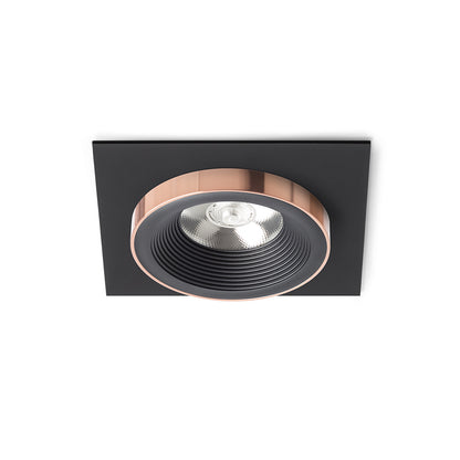 SHARM SQ I zápustná černá/černá měď 230V LED 10W 24° 3000K